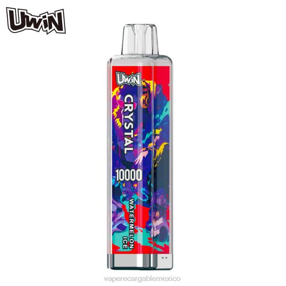 Vape Desechable X8PB5 UWIN CRYSTAL 10000 vaporizadores desechables hielo de sandia