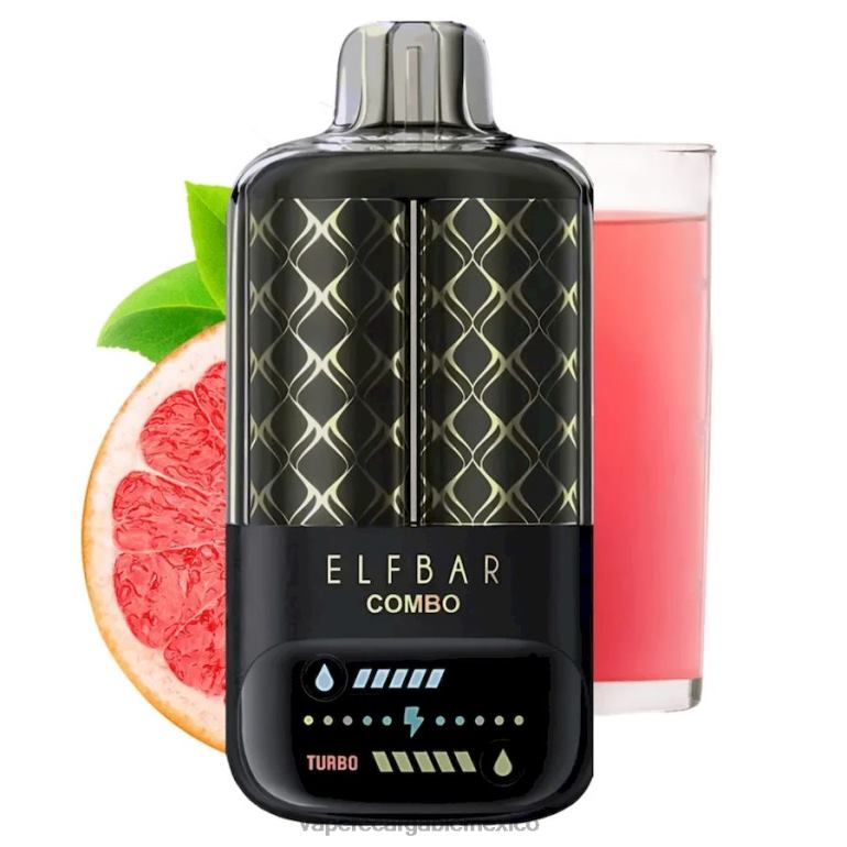 Vape México 20BPZ11 Elf Bar Combo 25000 limonada rosa y pomelo