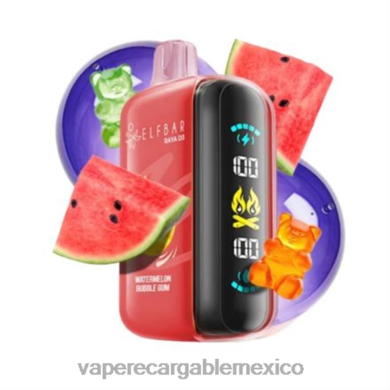 Vape México 20BPZ1 Elf Bar Raya D3 25000 desechable