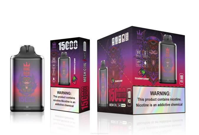 Vape México 82B6111 Bang Box s1-15000 bocanadas uva fresa