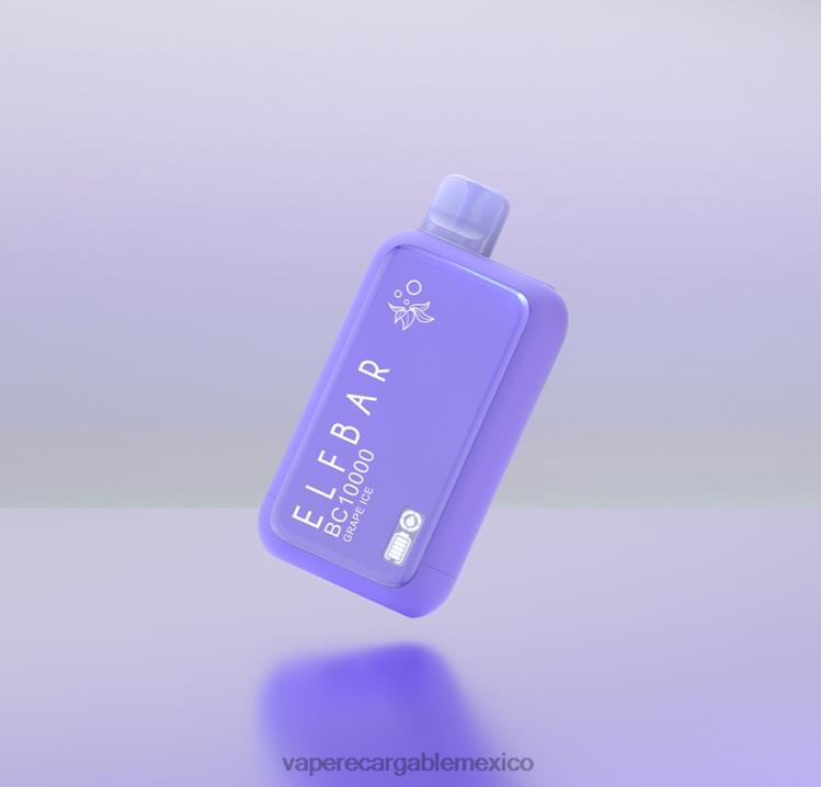 Vape México - ELFBAR BC10000 edición dinmol vape desechable hielo de uva 2Z6T621