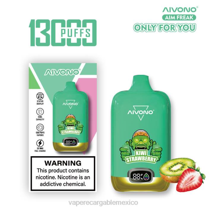 Vape México JZX6246 Aivono AIM FREAK 13000 kiwi fresa