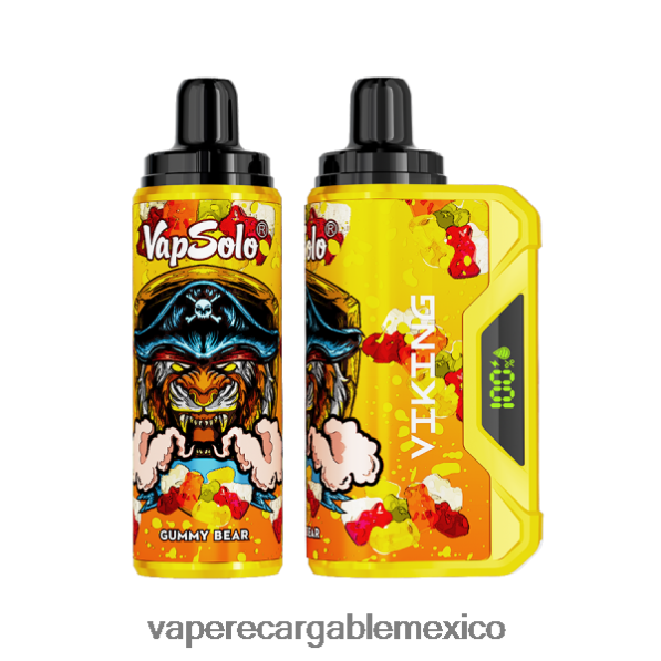 Vape México R02DZ4151 Vapsolo VIKING vaporizador desechable osito de goma