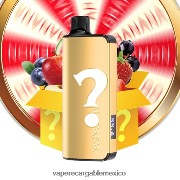 Vape México R02DZ436 Alibarbar Ingot 20000 vaporizadores desechables ruleta de sabores