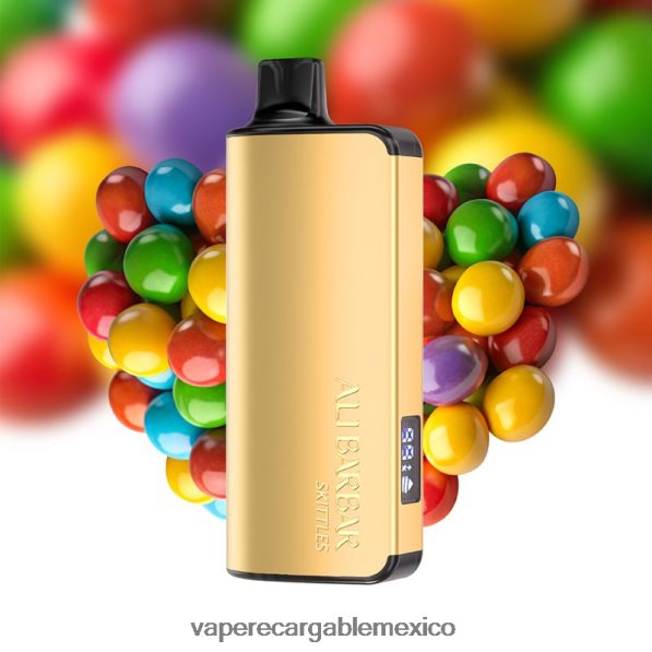 Vape México R02DZ441 Alibarbar Ingot 20000 vaporizadores desechables caramelo arcoiris