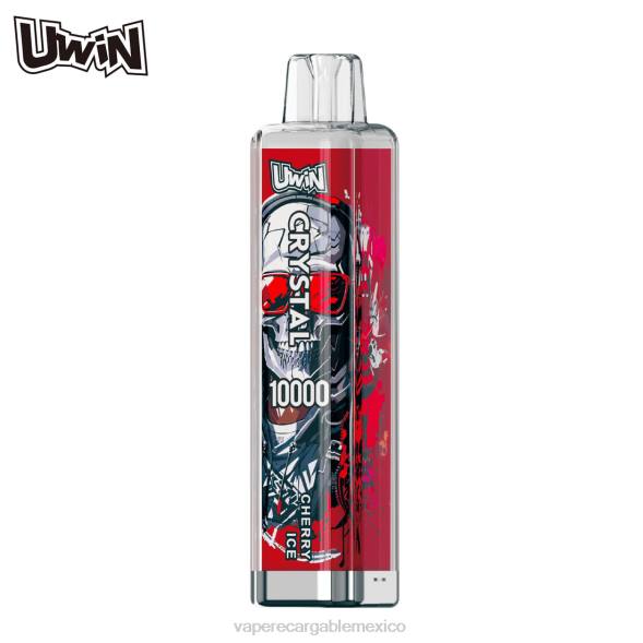 Vape México X8PB6 UWIN CRYSTAL 10000 vaporizadores desechables hielo de cereza