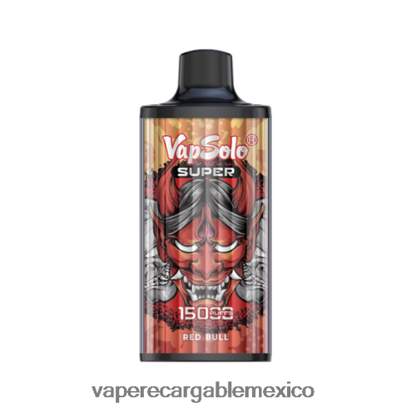 Vape Recargable R02DZ4132 Vapsolo SUPER vaporizador desechable toro rojo