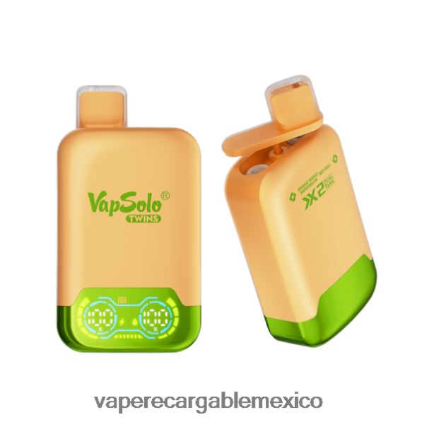 Vape Recargable R02DZ4142 Vapsolo TWINS vaporizador desechable sandía mango naranja y red bull
