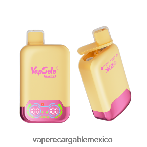 Vape Recargable R02DZ4147 Vapsolo TWINS vaporizador desechable helado de sandía y mango de fresa