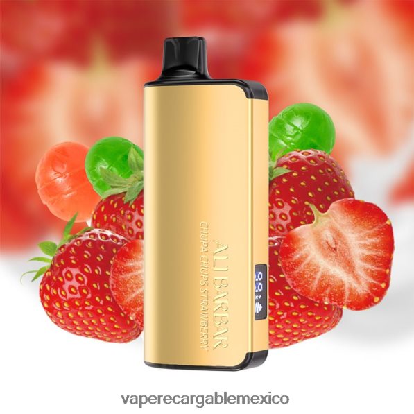 Vaper Sin Nicotina R02DZ434 Alibarbar Ingot 20000 vaporizadores desechables chupa chups fresa