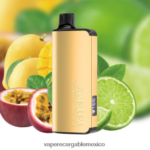 Vaper Sin Nicotina R02DZ439 Alibarbar Ingot 20000 vaporizadores desechables maracuyá mango lima