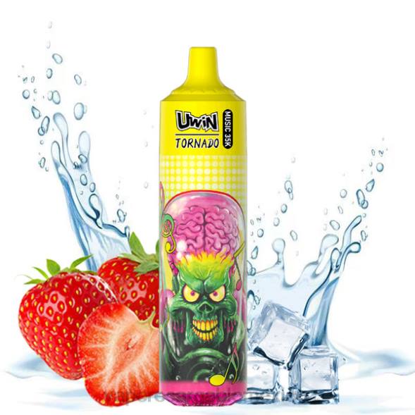 Vaper Sin Nicotina X8PB24 UWIN CRYSTAL vaporizador desechable 35k hielo de fresa