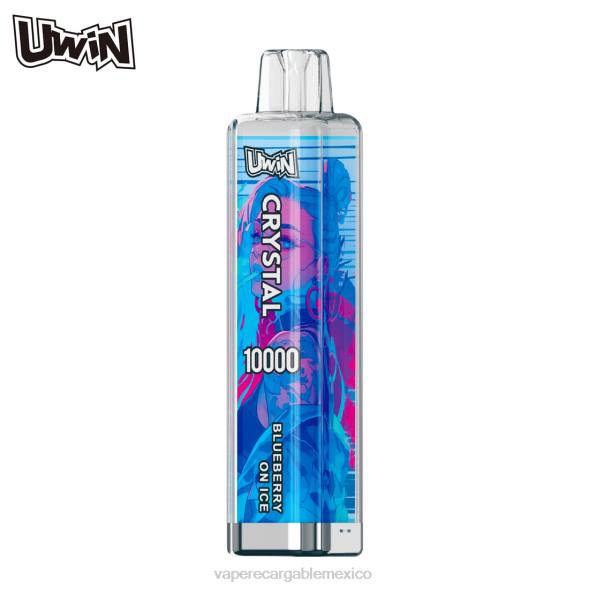 Vaper Sin Nicotina X8PB4 UWIN CRYSTAL 10000 vaporizadores desechables arándano en hielo