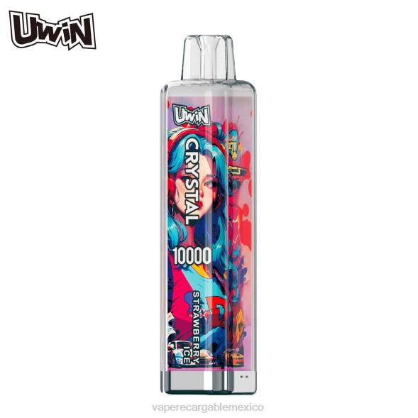 Vaper Sin Nicotina X8PB9 UWIN CRYSTAL 10000 vaporizadores desechables hielo de fresa