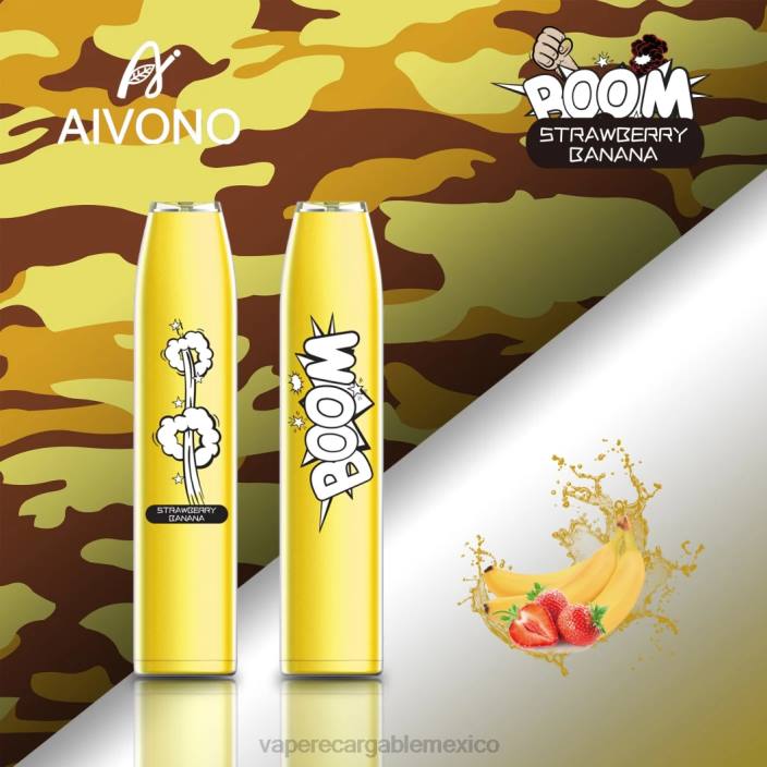 E-Liquid Mexico JZX6363 Aivono AIM BOOM 600 plátano fresa