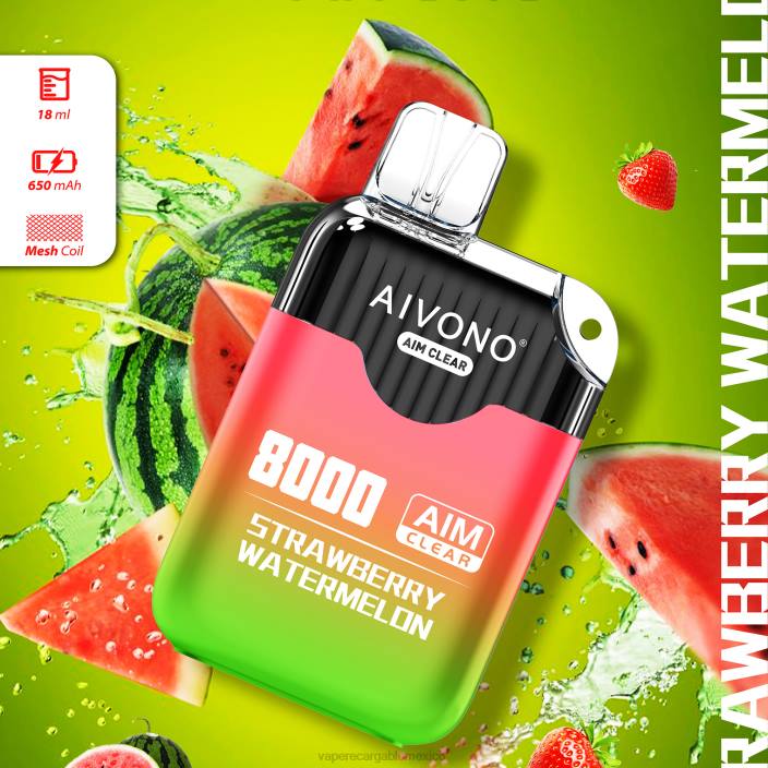 E-Liquid Mexico JZX6208 Aivono AIM CLEAR 8000 sandia fresa