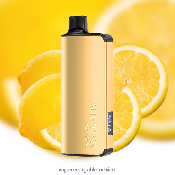 E-Liquid Mexico R02DZ423 Alibarbar Ingot 9000 vaporizadores desechables limon rosa