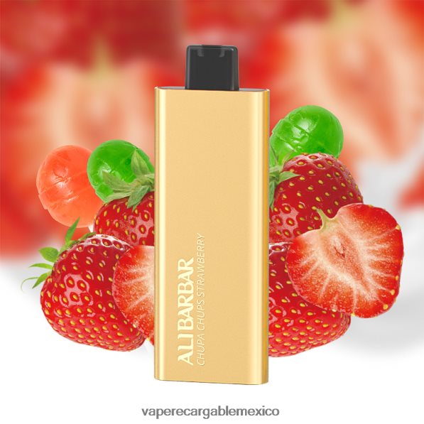 E-Liquid Mexico R02DZ453 Alibarbar Pandora 7000 vaporizadores desechables chupa chups fresa