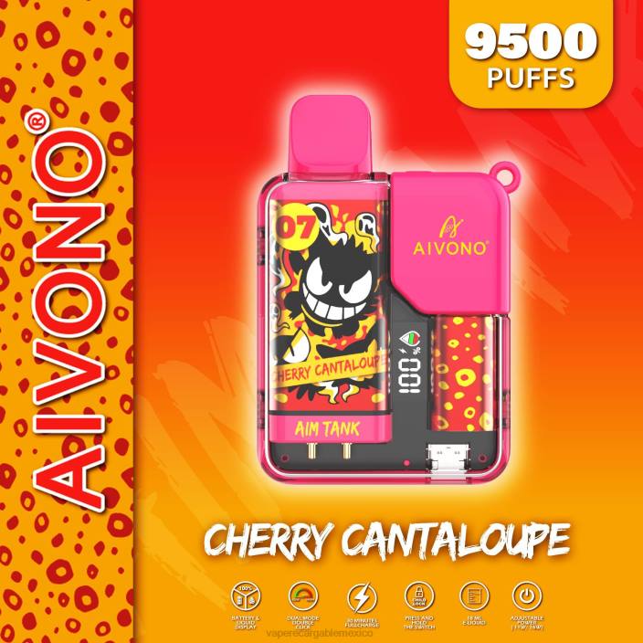 Vape Desechable JZX645 Aivono AIM TANK 9500 melón cereza