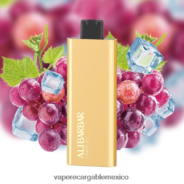 Vape México R02DZ456 Alibarbar Pandora 7000 vaporizadores desechables hielo de uva