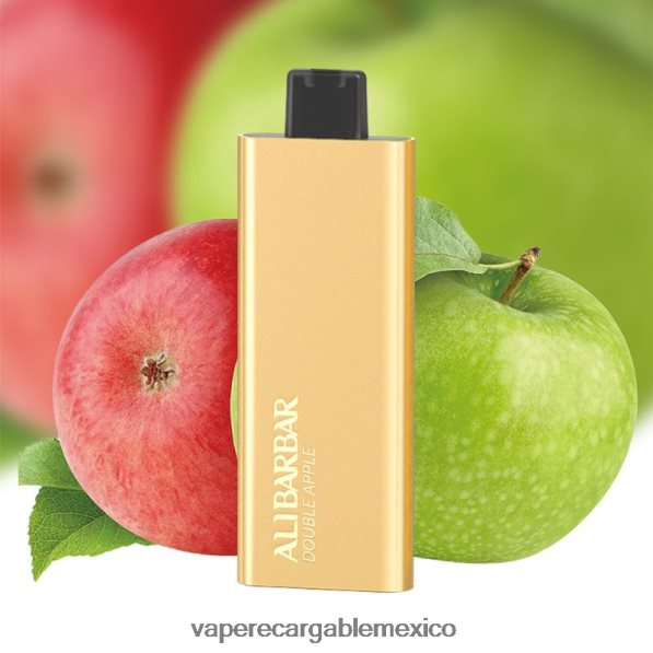 Vape México R02DZ466 Alibarbar Pandora 7000 vaporizadores desechables manzana doble