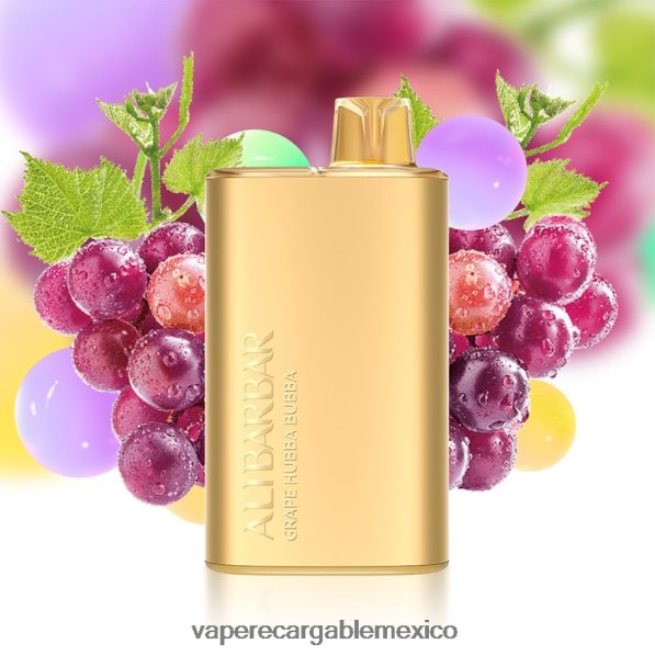 Vape México R02DZ46 Alibarbar Rich 8000 vaporizadores desechables uva hubba bubba