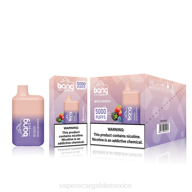 Vape Recargable 82B687 Bang Box bc5000 desechable