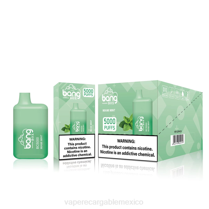 Vape Recargable 82B687 Bang Box bc5000 desechable