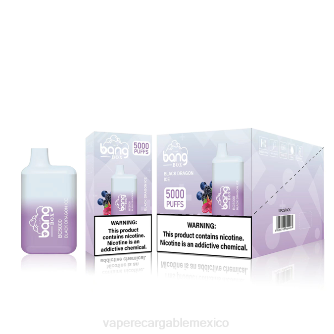 Vape Recargable 82B687 Bang Box bc5000 desechable