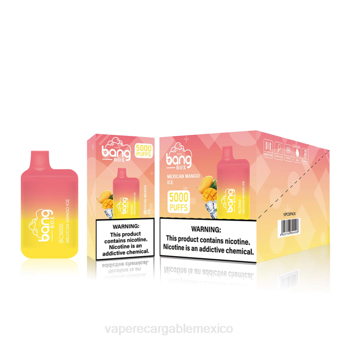 Vape Recargable 82B687 Bang Box bc5000 desechable