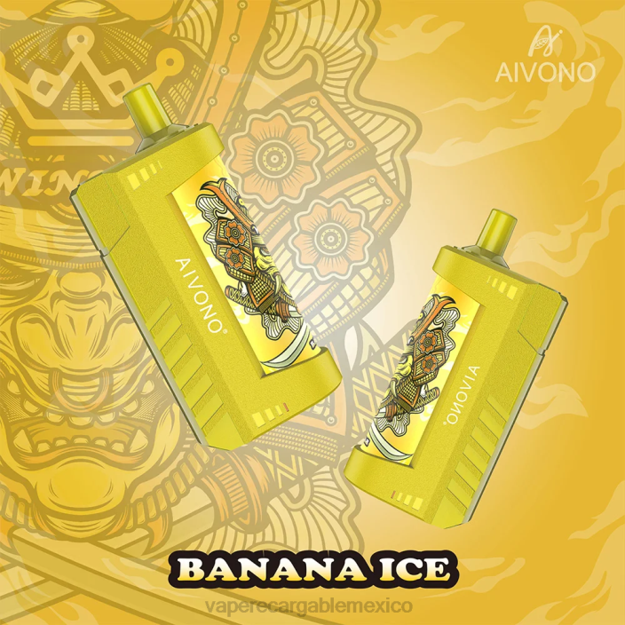 Vape Recargable JZX6122 Aivono AIM WINNER 5000 hielo de plátano