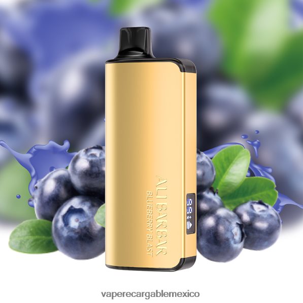 Vape Recargable R02DZ417 Alibarbar Ingot 9000 vaporizadores desechables chupa chups fresa