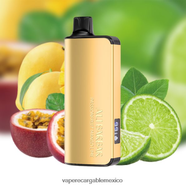 Vape Recargable R02DZ422 Alibarbar Ingot 9000 vaporizadores desechables maracuyá mango lima