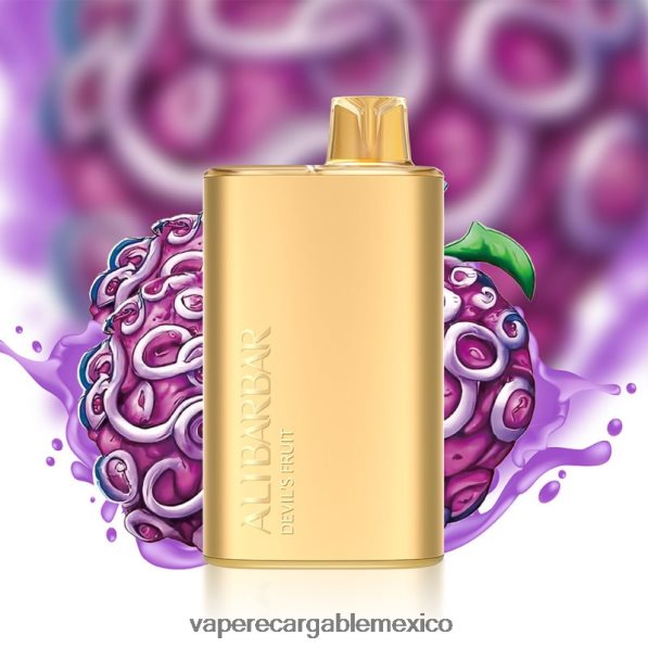 Vaper Sin Nicotina R02DZ44 Alibarbar Rich 8000 vaporizadores desechables fruta del diablo