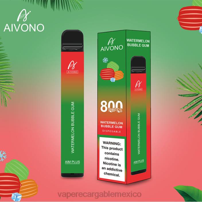 E-Liquid Mexico JZX6198 Aivono AIM PLUS 800 chicle de sandía
