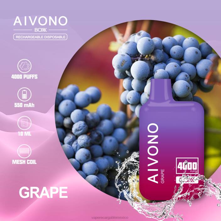 E-Liquid Mexico JZX6213 Aivono AIM BOXX 4000 uva
