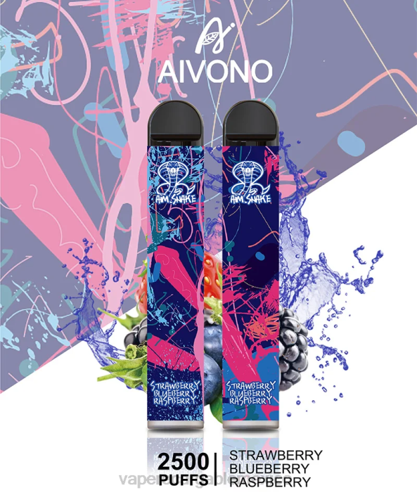 E-Liquid Mexico JZX6318 Aivono AIM SNAKE 2500 fresa arándano frambuesa