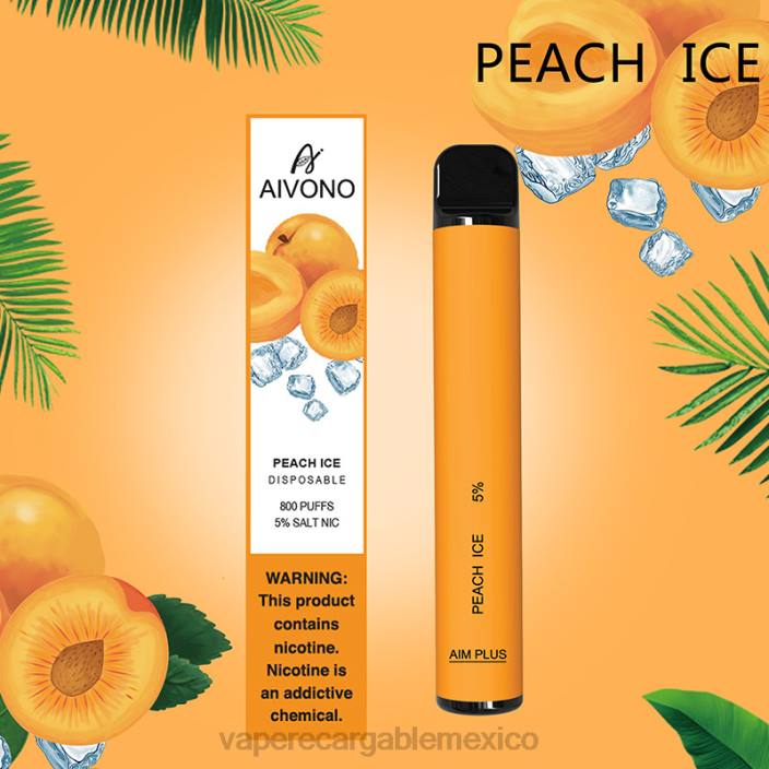 Vape Desechable JZX6190 Aivono AIM PLUS 800 hielo de durazno