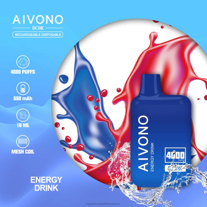 Vape Desechable JZX6225 Aivono AIM BOXX 4000 bebida energética