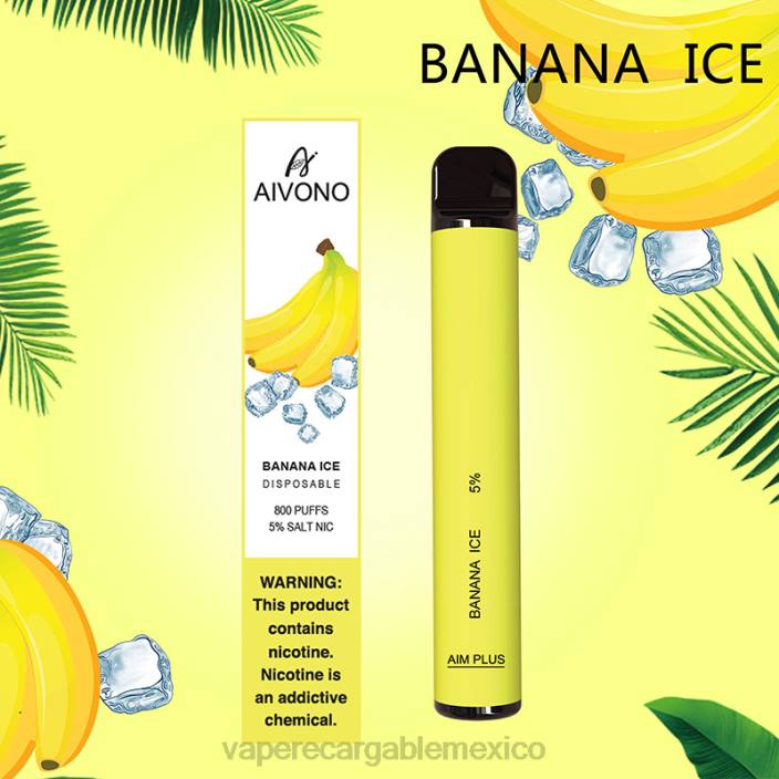 Vape México JZX6171 Aivono AIM PLUS 800 hielo de plátano