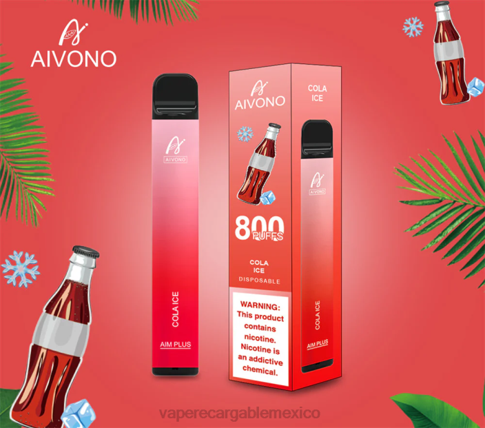 Vape México JZX6176 Aivono AIM PLUS 800 hielo de cola