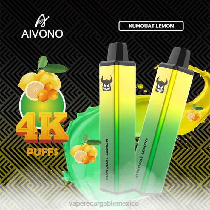 Vape México JZX6256 Aivono AIM FREAK 4000 limón naranja